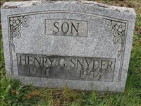 Snyder, Henry G